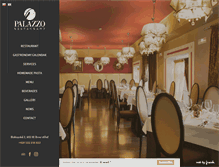 Tablet Screenshot of palazzorestaurant.cz